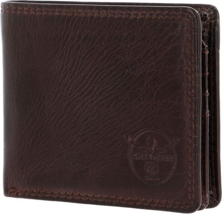 CHIEMSEE Leren Portemonnee Leather Wallet Brown Donkerbruin