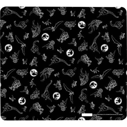 Jurassic Park Outline Dinosaurs Gaming Mouse Mat - Small