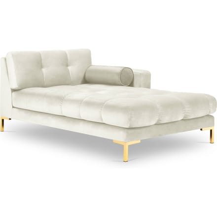 Chaise longue Bali rechts velvet | Cosmopolitan Design