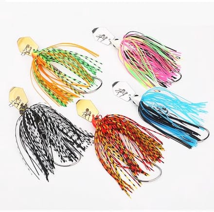 Kunstaas Set - Spinner Baits - Vissen Vangen - Creëert Trillingen - 5 Stuks - Veelkleurig