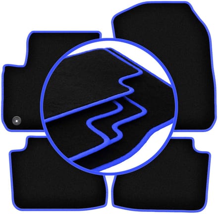 CARLUX-BLUE automatten voor: Peugeot e-208 II hatchback (2019-)