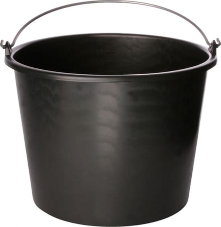 Talen Tools - Bouwemmer - 12L - Eco - Zwart