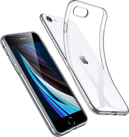 Ceezs Telefoonhoesje geschikt voor Apple iPhone SE (2022 / 2020) / iPhone 7/8 - silicone case - optimale bescherming - backcover - transparant