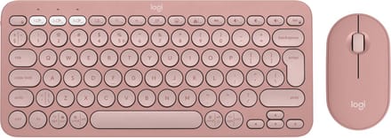 Logitech Pebble 2 Combo - Draadloos Toetsenbord en Muis combinatie - Qwerty US - Rose