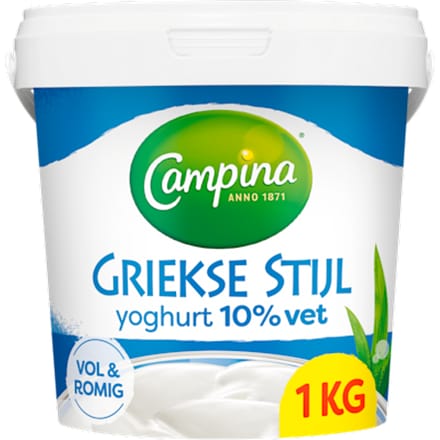 Griekse stijl yoghurt 10% vet