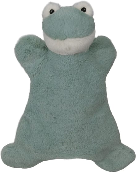 The Puppet Company handpop knuffel - zachte kikker pop voor kinderen.