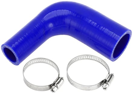 Dailygoods- Koelmiddelslang 90° - Siliconen - 25 mm Binnendiameter - Lengte 102 mm - Meerlaags Weefsel - Temperatuur tot 300 °C - Siliconenslang