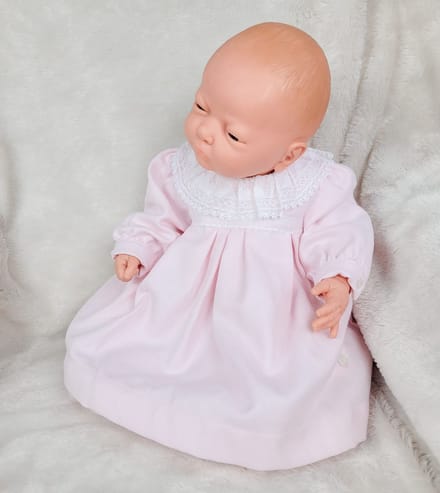 Patachou jurkje Roze | Wit Kant | 3733030 | Newborn | maat 50