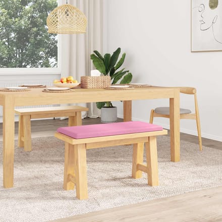 vidaXL - Bankkussen - Stof - Roze - Diepte - 35 - cm