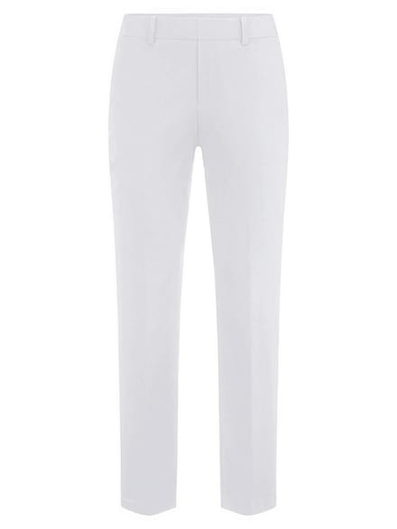 Slim Fit 7/8-broek Van Peter Hahn wit