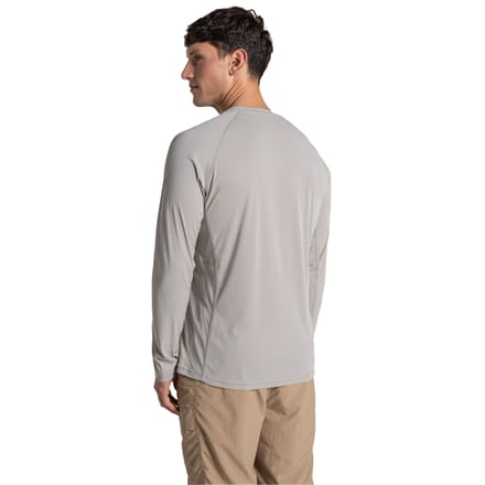 Craghoppers Heren SolarShield+ Nosilife T-shirt met lange mouwen (Perkament)