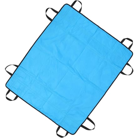 Positioneringsbedpad Herbruikbaar Waterdicht Draagbaar Transferdeken met Handvatten voor Patiënten blue