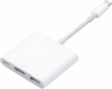 eforyou USB C naar HDMI / USB A / USB C adapter voor MacBook, iPad Pro (2018 - 2025), iPhone 15 - 17 e.d.