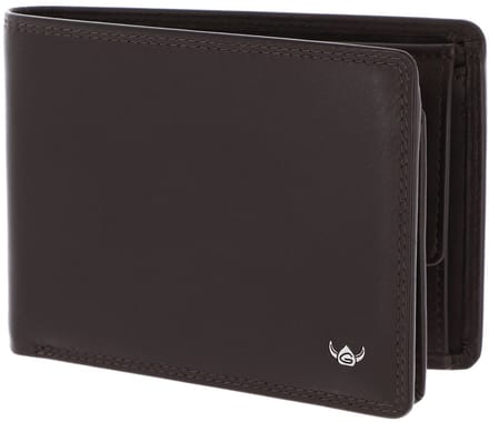 Golden Head Leren portemonnee Polo RFID Protect Scheintasche 1154 Dunkelbraun donkerbruin