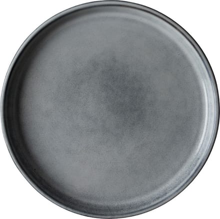 Dutch Rose Serenity Borden - Ø 18,5cm - Stoneware Handgemaakt - Grijs