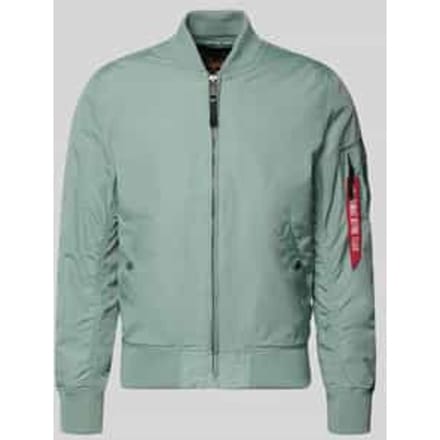 regular fit jack met opstaande kraag