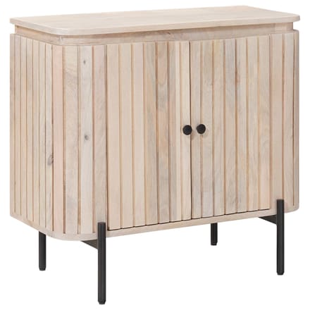 vidaXL - Dressoir - 70 - x - 30 - x - 65 - cm - Massief - Mangohout - en - Geëngineerd - Hout