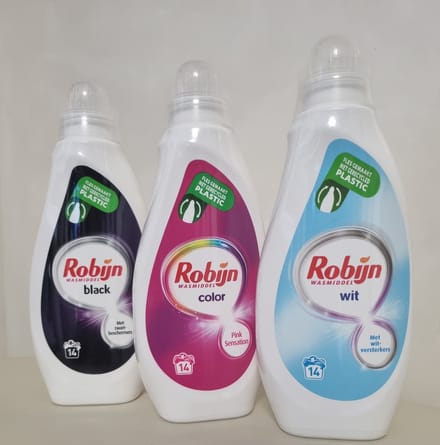 Robijn Vloeibaar Wasmiddel - Black - Color - Wit - 3 x 14 wasbeurten - 3 x 700ml