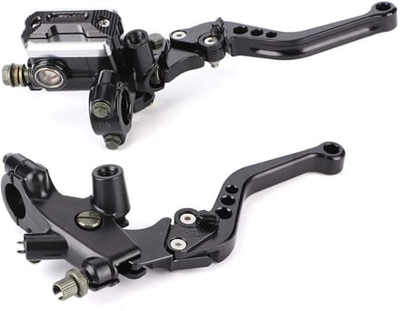 Yctze 7/8" (22mm) Motorfiets Rem- en Koppeling Levers met Verstelbare Stangen
