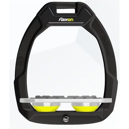 Veiligheidstuigriemen Plat Grip Zwart/Grijs/Geel Flex-On Safe-On