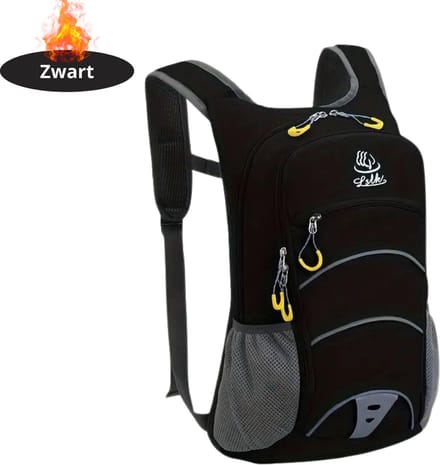 Nivard Rugzak - Dames - Heren - Meisje - Jongens - Backpack - Outdoor - Zwart