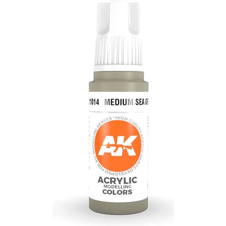 Medium Sea Grey Acrylic Modelling Color - 17ml - AK-11014
