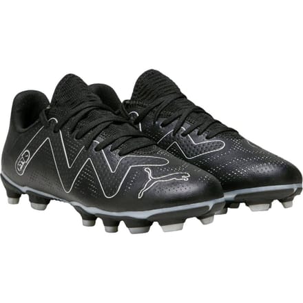 Puma Kinder/kinder Future Play Voetbalschoenen (Zwart/Zilver)