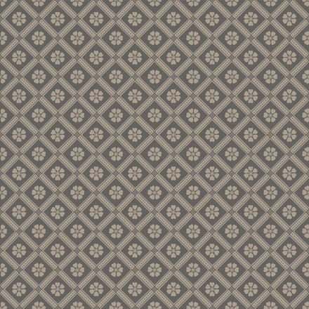 Boråstapeter Vliesbehang 4821 - New Heritage - Klassiek Zwart - 53cm x 10.05m
