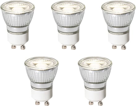 LUEDD Set van 5 GU10 dimbare LED lampen 35mm 4W 230 lm 4000K