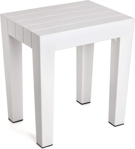 Krukje - Zitje - Buiten Zitten - BPA-Vrij Polypropyleen - 38 x 29 x 41 cm - Wit