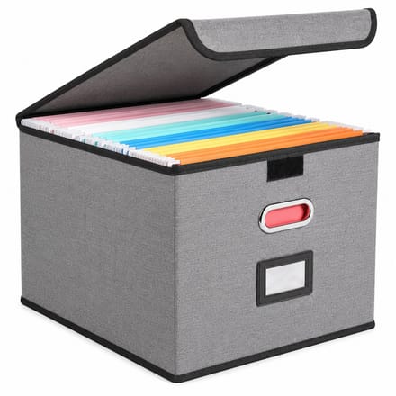 BOTC Document Organizer - Sorteerbak voor A4 Papier, Mappen & Documenten - Bureau Organizer voor Kantoor - Donkergrijs