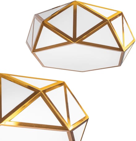 Toolight App1239-C Plafonnière Goud 45X45X8Cm