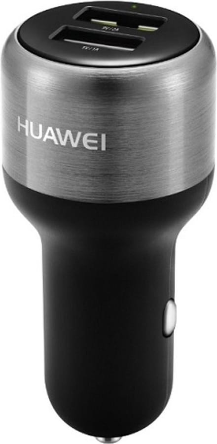 Huawei Car Charger 2 USB Fast Charging plus USB-C Cable Zwart