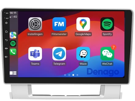 CarPlay autoradio geschikt voor Opel Astra J | 2009 t/m 2016 | Android 16 | 9 inch | Draadloos Apple CarPlay & Android Auto | 2GB + 32GB | QuadCore processor | Denago DNG-A280 | 2025 model | 2009 2010 2011 2012 2013 2014 2015 2016 | Bluetooth & Wifi