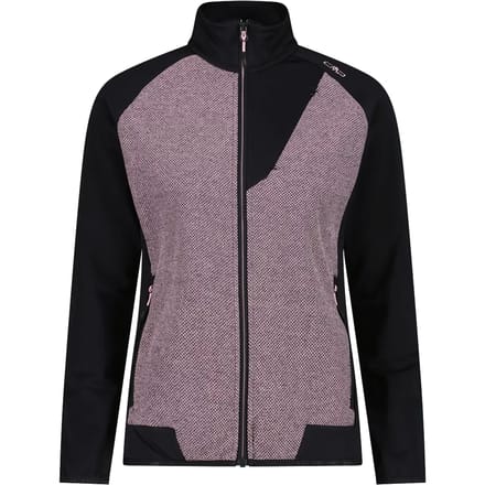 Hybride technische fleece met rits vrouw CMP