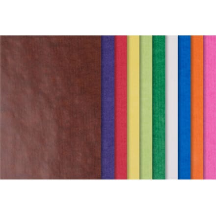 transparant papier, verschillende kleuren