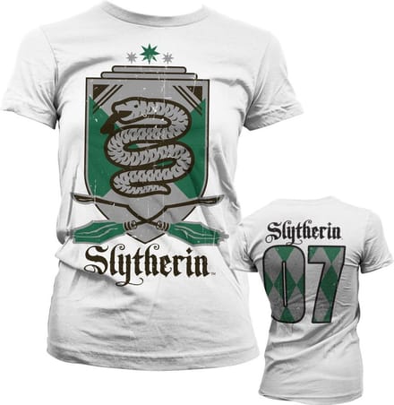 Harry Potter Dames Tshirt -XL- Slytherin 07 Wit