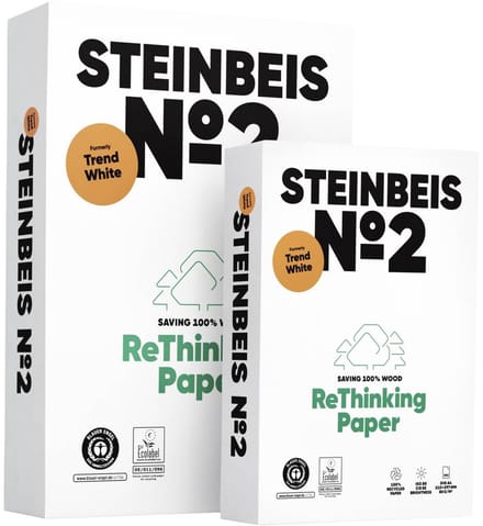 STEINBEIS No. 2 99779554 Printpapier, kopieerpapier DIN A4 80 g/m² 500 vellen Wit