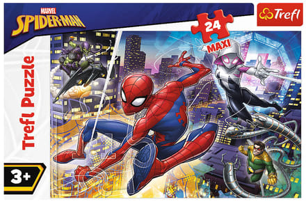Trefl Puzzle - Spider-man - Fearless Spider-Man (24 Maxi pieces) 2D Puzzels
