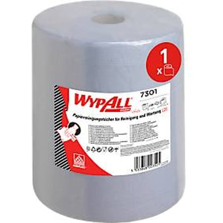 Poetsdoek L-20 EXTRA  - 2 lagen - blauw - rol van 500 doekjes