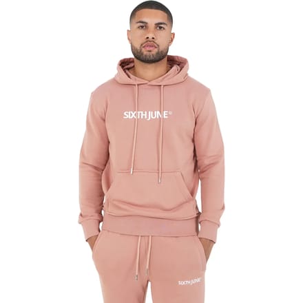 Geborduurde hoodie Sixth June