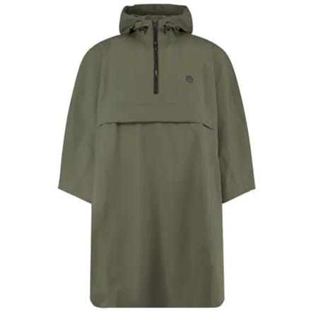 AGU Grant - Regenponcho - Fietsponcho - Poray 5000 - Winddicht & Waterdicht - Verstelbare capuchon - Reflecterend - Opvouwbaar - Unisex - One Size - Groen