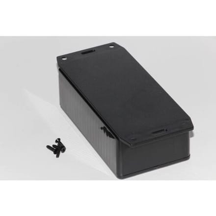 Hammond Electronics 1591DF2SBK Universele behuizing 150 x 80 x 50 ABS Zwart 1 stuk(s)