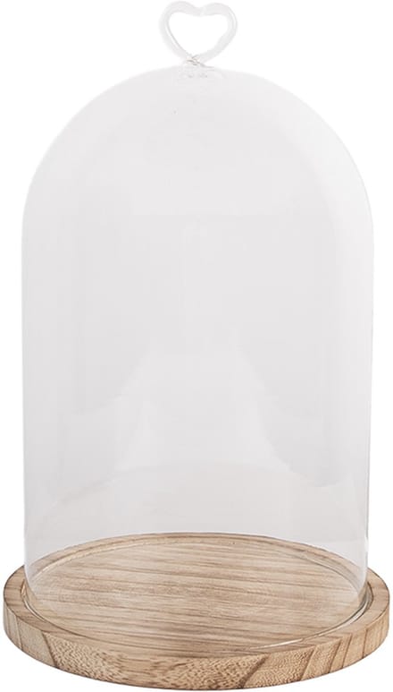 Clayre & Eef Stolp Ø 17x27 cm Transparant Glas