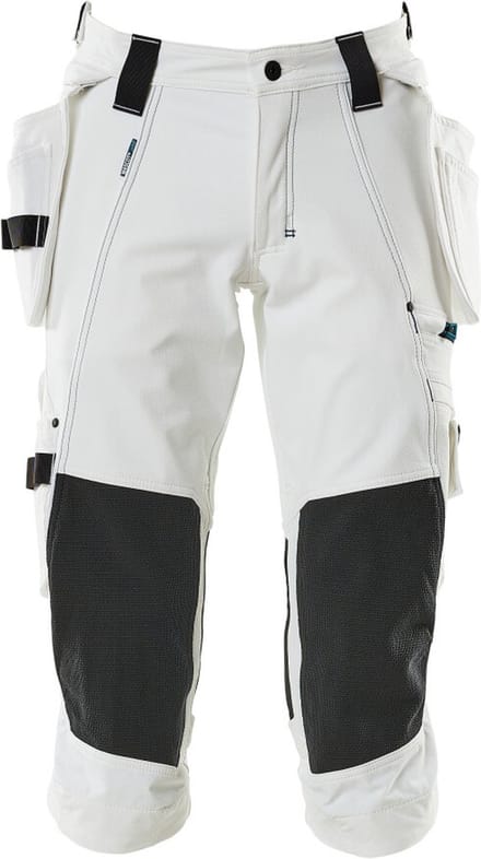 Mascot Advanced Driekwart broek met spijkerzakken 17049-311 - Wit - C54