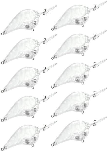 Dailygoody - 10 Stuks Crankbait - Diy Kunstaas - Handgemaakt Ontwerp