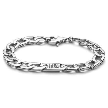 Landon Zilverkleurige Gravel Armband
