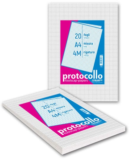 Blasetti 2239 schrijfblok & schrift A4 20 vel Wit