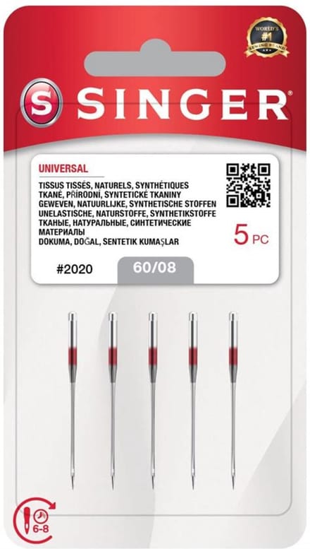 Singer Universal 2020 60 (5 stuks) Naalden