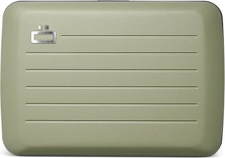 Ogon - Designs Stockholm - Creditcardhouder - Pasjeshouder - V2 - Aluminium - RFID - Mat Groen